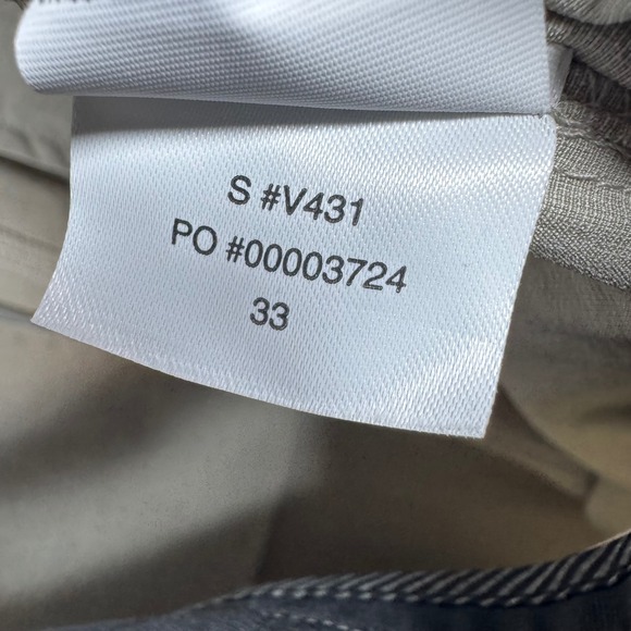 Vuori Aim Pant Mens 33 Khaki Tan V431 Technical Stretch Travel Chino Trousers - Picture 6 of 9